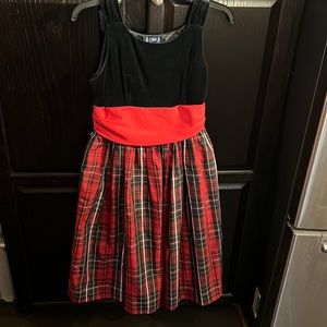 Little girls size 14 holiday dress. Christmas